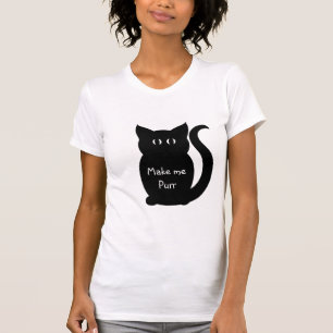 Flirty black cat silhouette T-Shirt