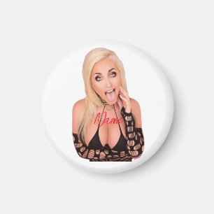 Flirty blonde Thunder_Cove Magnet