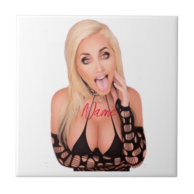 Flirty blonde Thunder_Cove  Tile (Front)