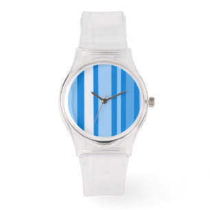 Flirty Blue Stripes Watch