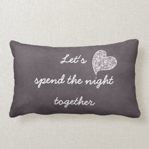 Flirty Romantic love Quote Lumbar Cushion