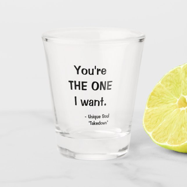 Flirty shot glass (Front)