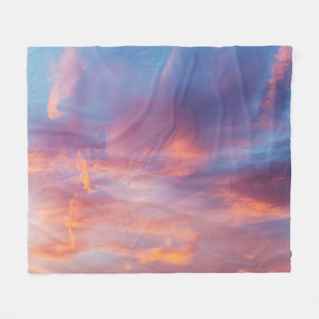 flirty sky fleece blanket (Front (Horizontal))