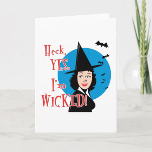 Flirty Wicked Witch Card