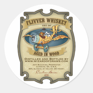 Flivver Whiskey Label