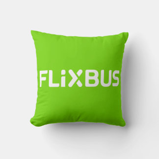 Flixbus Throw Pillow