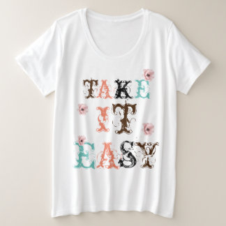 fllowers women's t-shirt plus size T-Shirt