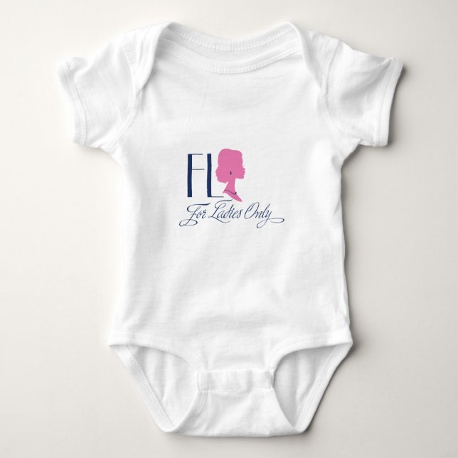 FLO Logo Baby Bodysuit (Front)