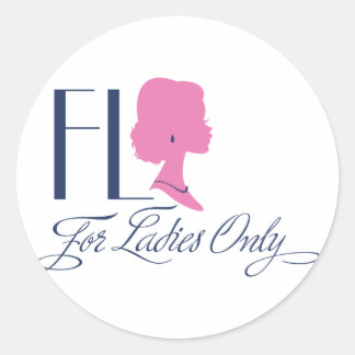 FLO Logo Classic Round Sticker