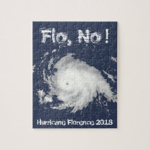 Flo, No! Hurricane Florence 2018 Jigsaw Puzzle