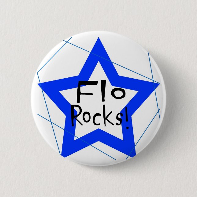 Flo Rocks button (Front)
