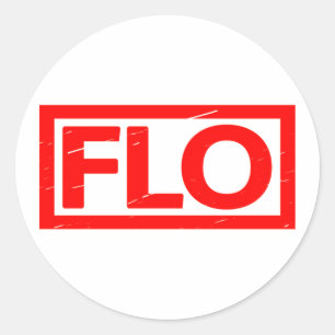 Flo Stamp Classic Round Sticker