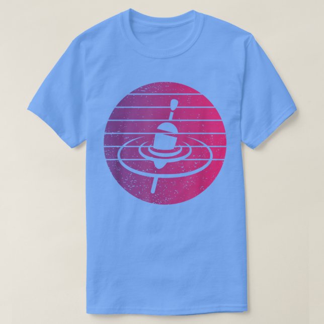 Float Fishing Bobber Retro Style Vintage  T-Shirt (Design Front)
