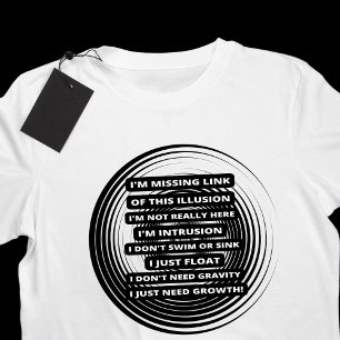 Float & Grow Optical Illusion T-Shirt