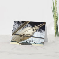 Float on a Boat at Sea Happy Birthday Card