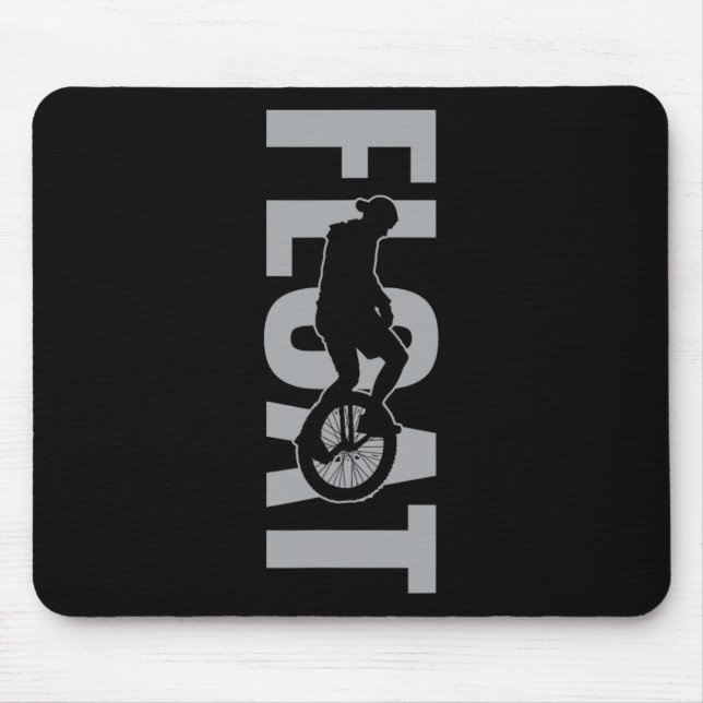 Float One Wheel Electric Skateboard Owner Skateboa Mouse Pad (Front)