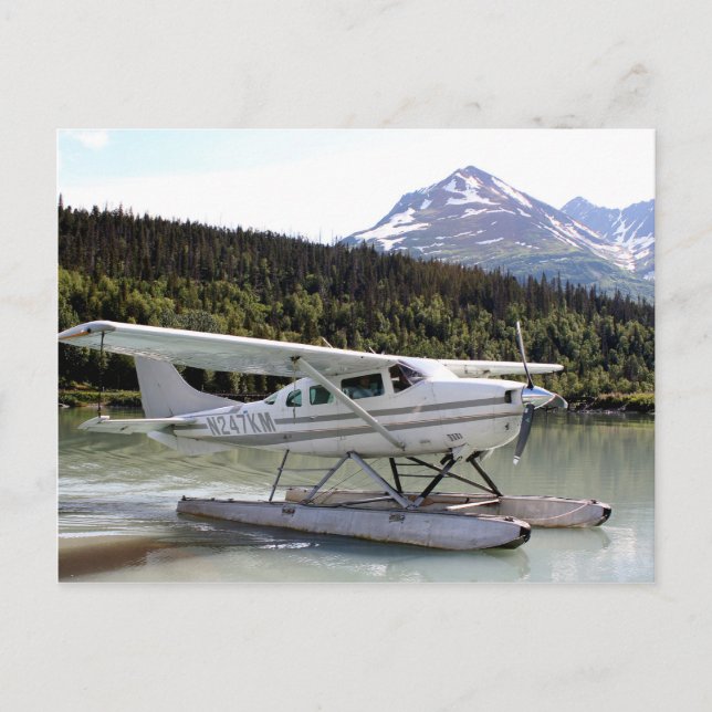 Float plane, Trail Lake, Alaska 3 Postcard (Front)