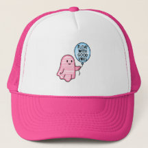 Float with good vibes cute boo design