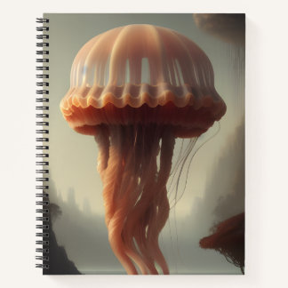 Floating Alien Jellyfish Notebook