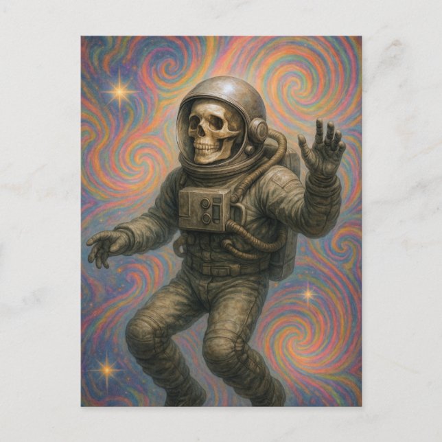Floating Astronaut Postcard (Front)