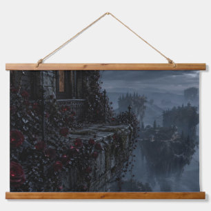 Floating Balcony Misty Valley Tapestry
