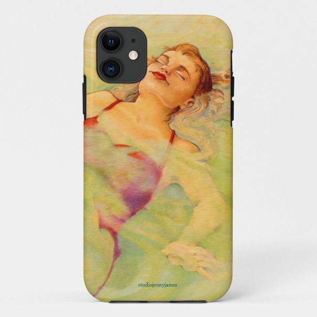 Floating Bather Case-Mate iPhone Case (Back)
