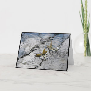 Floating Blossoms Birthday Card