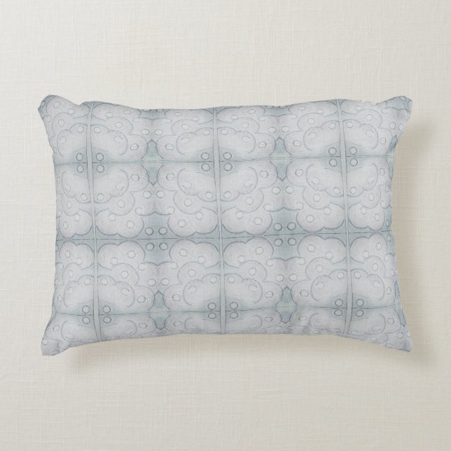 Floating Bubbles Decorative Cushion (Front)