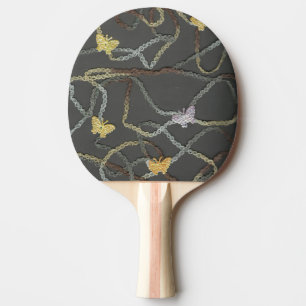 Floating Butterflies Ping Pong Paddle