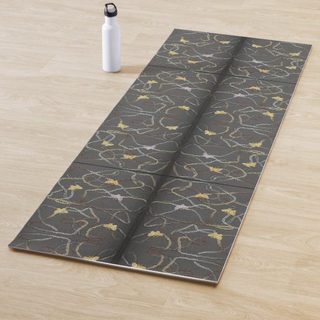 Floating Butterflies Yoga Mat (In Situ)