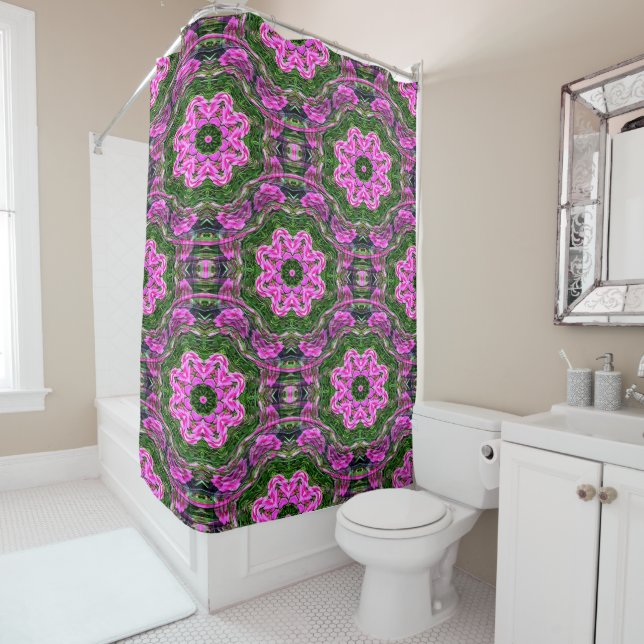 Floating Carnations....... Shower Curtain (In Situ)