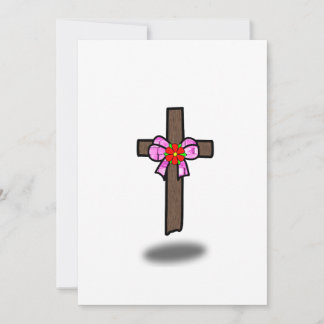 floating cross invitation