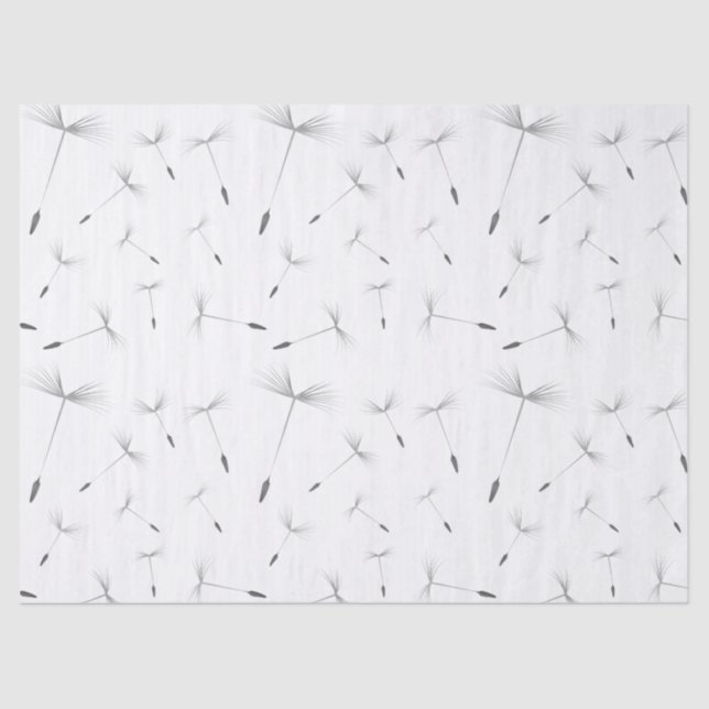 Floating Dandelion Seeds Tissue Paper (Front)