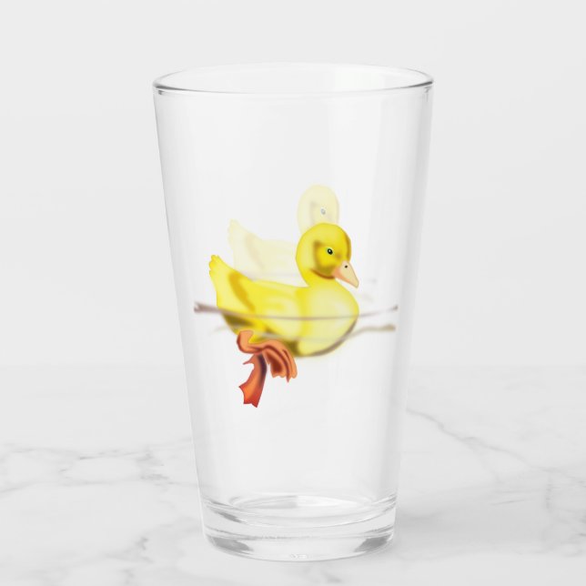 Floating Duck Glass (Back)
