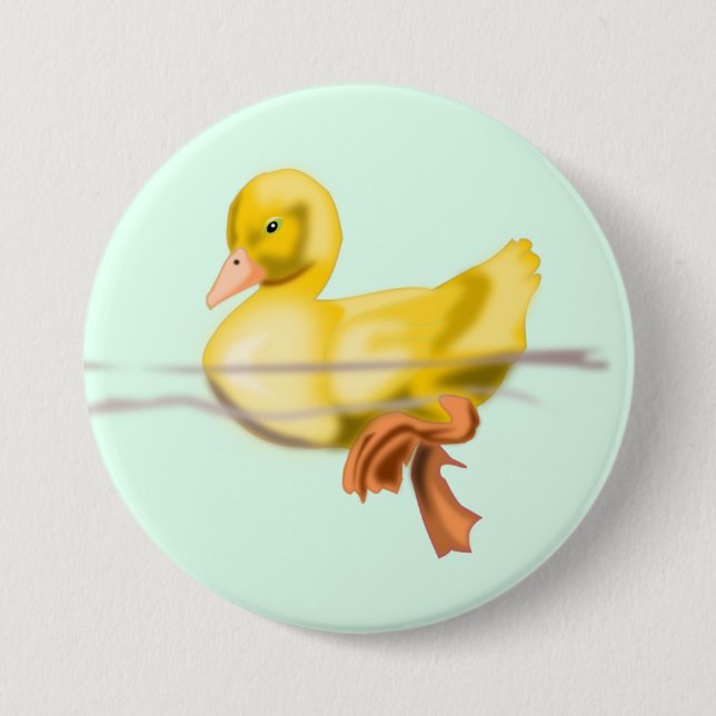 Floating Duckling Button - Your Colours (Front)