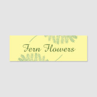 Floating Ferns, Personalised Name Tags