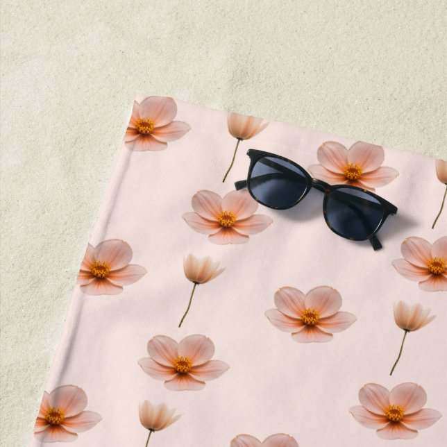 floating flower melody beach towel (In Situ)