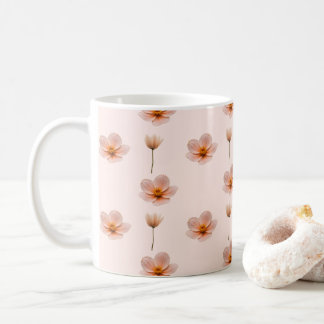floating flower melody coffee mug