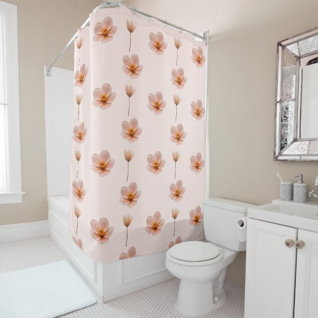 floating flower melody shower curtain (In Situ)