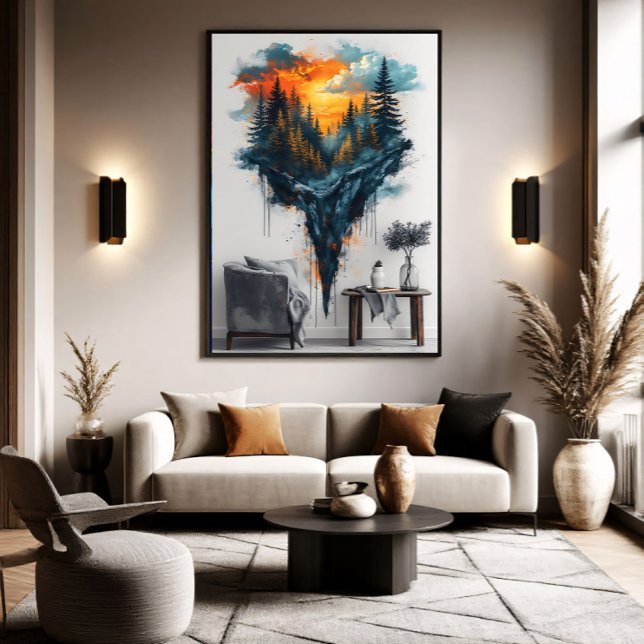 Floating Forest Dreamy Canvas Print (Creator Uploaded)