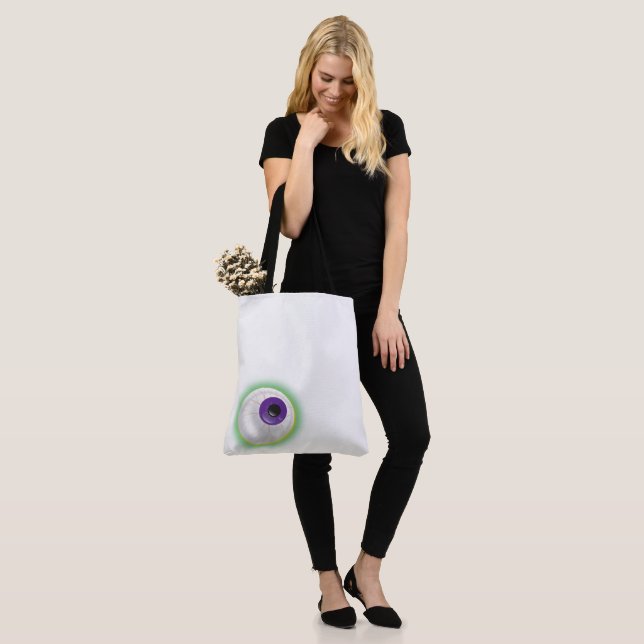 Floating Glowing Eyeball Eye Halloween Bag (On Model)