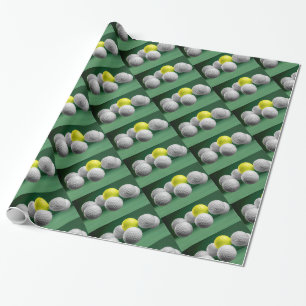 Floating Golf Balls Wrapping Paper
