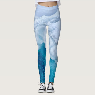 Floating Iceberg in Arctic Sea Ilulissat Greenland Leggings