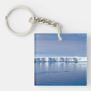 Floating iceberg key ring