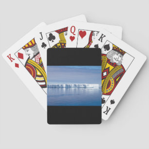 Floating iceberg playing cards