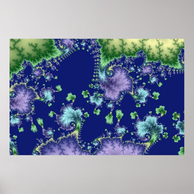 Floating In - Fractal Poster (Front)