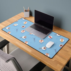 Floating in the Lazy River Pattern Desk Mat