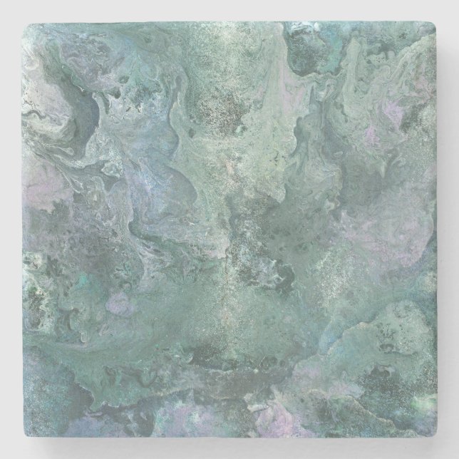 Floating in the Midnight Sky Stone Coaster (Front)