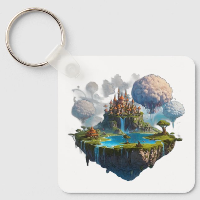 floating island key ring (Front)
