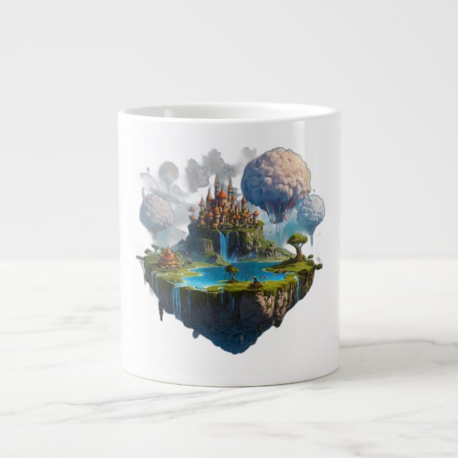 floating island large coffee mug (Front)